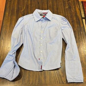 Vintage Tommy Hilfiger (Tommy Jeans) button up stripe dress shirt